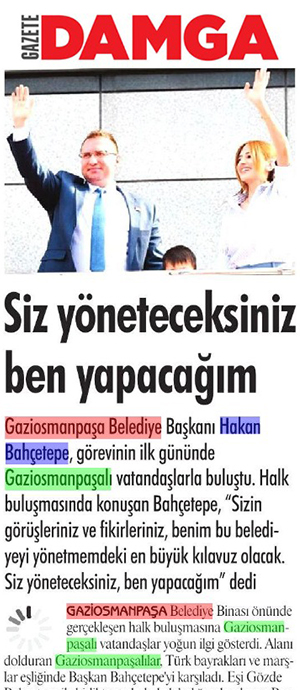 Siz yöneteceksiniz ben yapacağım