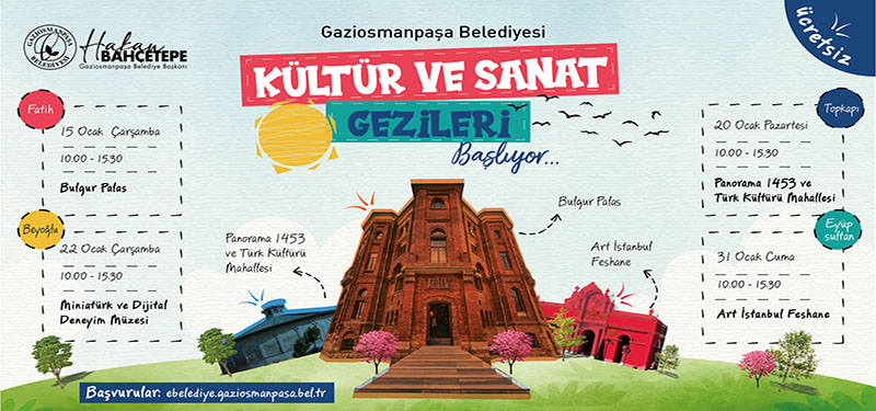 Kültür ve Sanat Gezileri Başlıyor